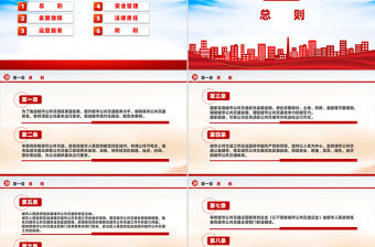 2024《城市公共交通條例》PPT紅色簡潔城市現(xiàn)代化建設(shè)專題課件