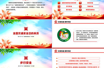 2024年第十三個122“全國交通安全日”PPT課件下載