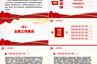 簡潔精美機關2024年度黨風廉政建設工作總結PPT模板下載