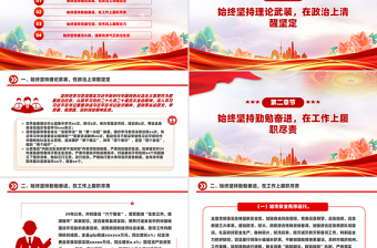 2024年度縣委書記個(gè)人述職報(bào)告PPT模板下載