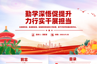 勤學(xué)深悟促提升力行實(shí)干展擔(dān)當(dāng)主題黨課PPT課件