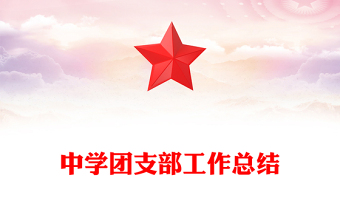 中學團支部工作總結范文