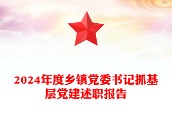 2024年度鄉(xiāng)鎮(zhèn)黨委書(shū)記抓基層黨建述職報(bào)告范文