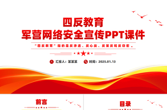 2025四反教育PPT軍營(yíng)網(wǎng)絡(luò)安全宣傳課件下載