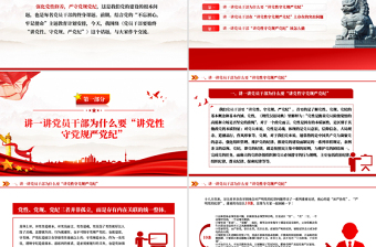 講黨性守黨規(guī)嚴(yán)黨紀(jì)PPT2025年黨員干部廉政專題黨課課件