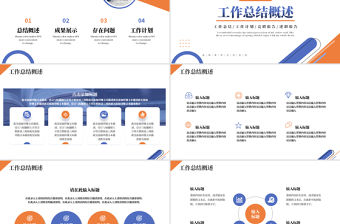 采購(gòu)年終總結(jié)PPT藍(lán)橙色工作述職總結(jié)匯報(bào)通用模板