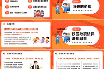 創意風拒絕校園欺凌守護少年的你PPT下載