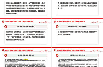 婦聯工作指南PPT精美大氣2025婦聯知識宣講課件