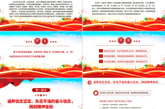 深刻領悟《榜樣9》中的榜樣力量PPT以“拼”的姿態驅動2025年各項工作高質量發展黨課