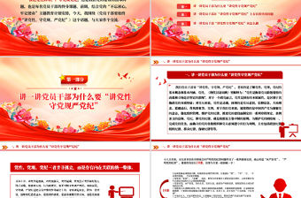 2025講黨性守黨規(guī)嚴(yán)黨紀(jì)PPT黨員干部廉政專題黨課課件