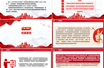 全國黨員教育培訓(xùn)工作規(guī)劃（2024—2028年）PPT課件