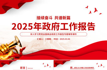 2025年政府工作報(bào)告要點(diǎn)速覽PPT兩會(huì)精神解讀課件