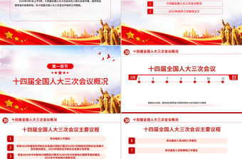 2025年政府工作報告全文PPT紅色精美聚焦兩會關(guān)注民生主題黨課