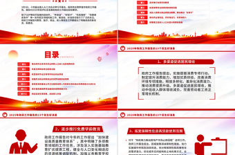 2025年政府工作報告的13個民生好消息PPT兩會專題課件