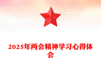 2025年兩會精神學習心得體會