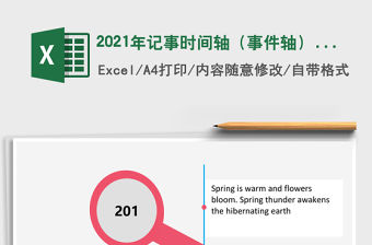 2021年記事時間軸（事件軸）免費下載