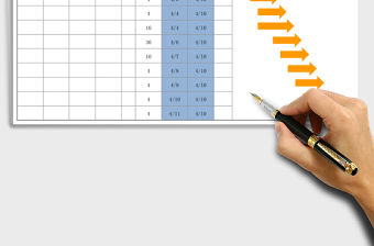 2021年工作計劃表一鍵生成甘特圖