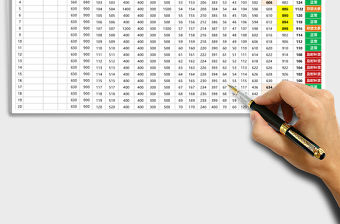 倉儲物流管理庫存量監控表