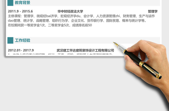 2021年行政人事崗位求職簡歷