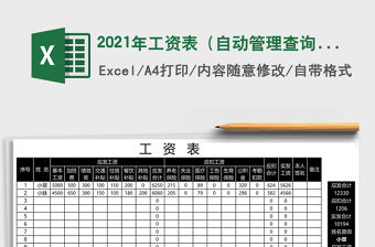 2021年工資表（自動管理查詢）
