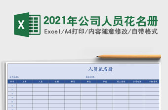 2021年公司人員花名冊