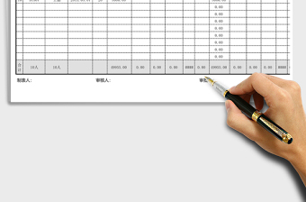 2021年財務(wù)核算工資表-薪酬待遇