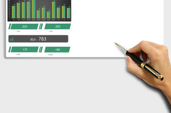 全年月份季度統(tǒng)計(jì)分析報(bào)告ecxel模板