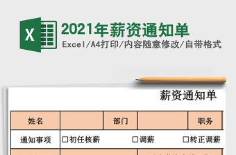 2021年薪資通知單
