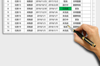 2021年工作計劃表-自動匯總未完成