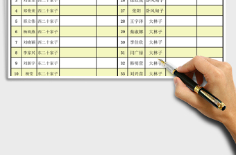 離校入校登記表excel模板