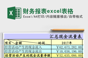 財(cái)務(wù)報(bào)表excel表格