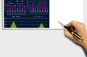 深青服裝月報告excel表格模板