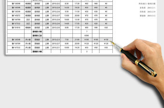 公司車輛使用管理表