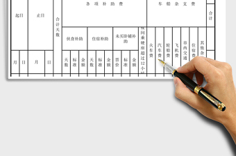 差旅費(fèi)報(bào)銷單模板word模板