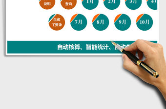 2021年企業員工工資管理系統（自動生成工資條）