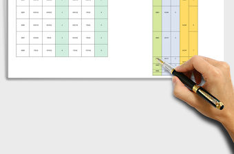 項目流程甘特圖Excel表格