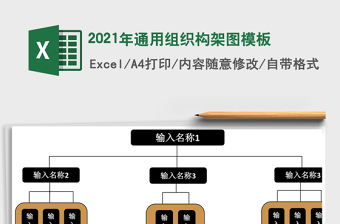 2021年通用組織構(gòu)架圖模板