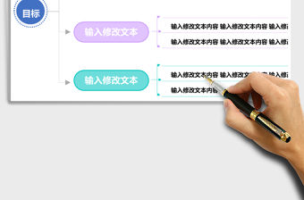 精美思維導圖Excel模板