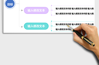 精美思維導(dǎo)圖Excel模板