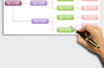 簡潔思維導(dǎo)圖Excel模板