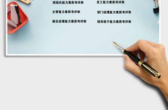 員工素質考評任職管理表excel模板