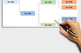 2021年思維導圖-同級同顏色顯示