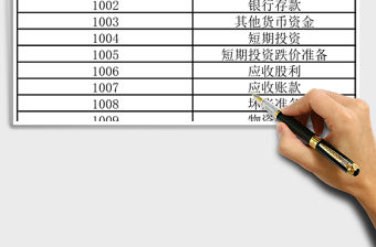 公司記賬憑證表