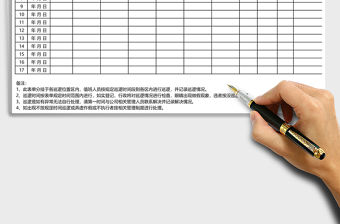 2021年日常巡查記錄表