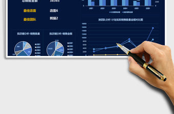 銷售可視化報(bào)表Excel表格