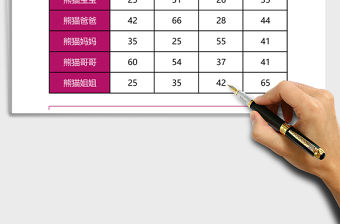 立體帶直線和數據標記散點圖excel模板