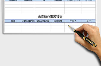 2021年員工離職物品交接表