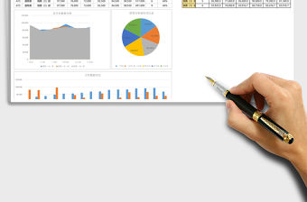 銷售業績統計分析工具Excel表格模板
