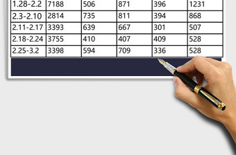 典雅媒體投放閱讀數(shù)據(jù)excel表模板