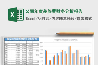 公司年度差旅費財務分析報告